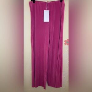 15. NWT Bershka Ribbed Wide Leg Pants
